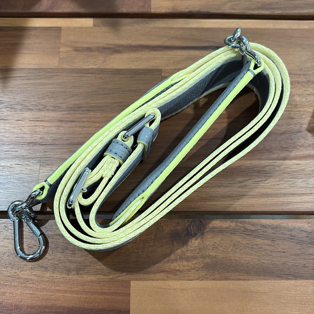 Marc Jacobs Gray and Yellow Oval Crossbody Bag - Picture 6 of 9